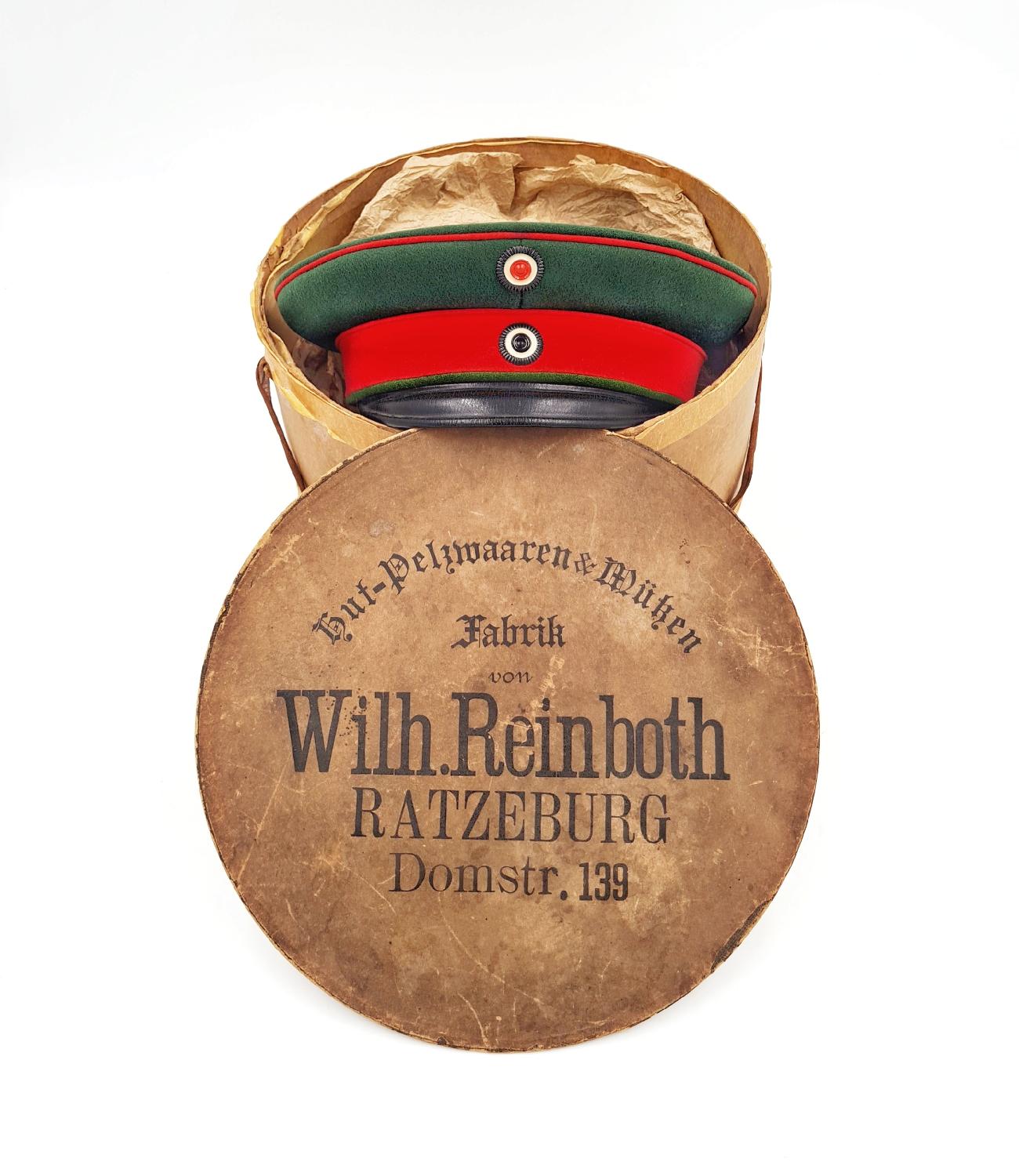 militaria : Schirmmütze sous officier Jäger Bataillon Nr.9