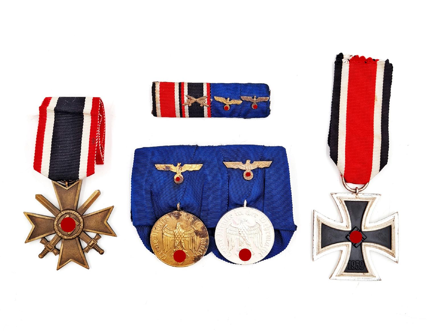 Cadre daffichage de la médaille de guerre militaire pour 5 médailles, photo  et titre 6 x 4, idéal pour les médailles de guerre WW1 et WW2, la taille  globale du cadre est