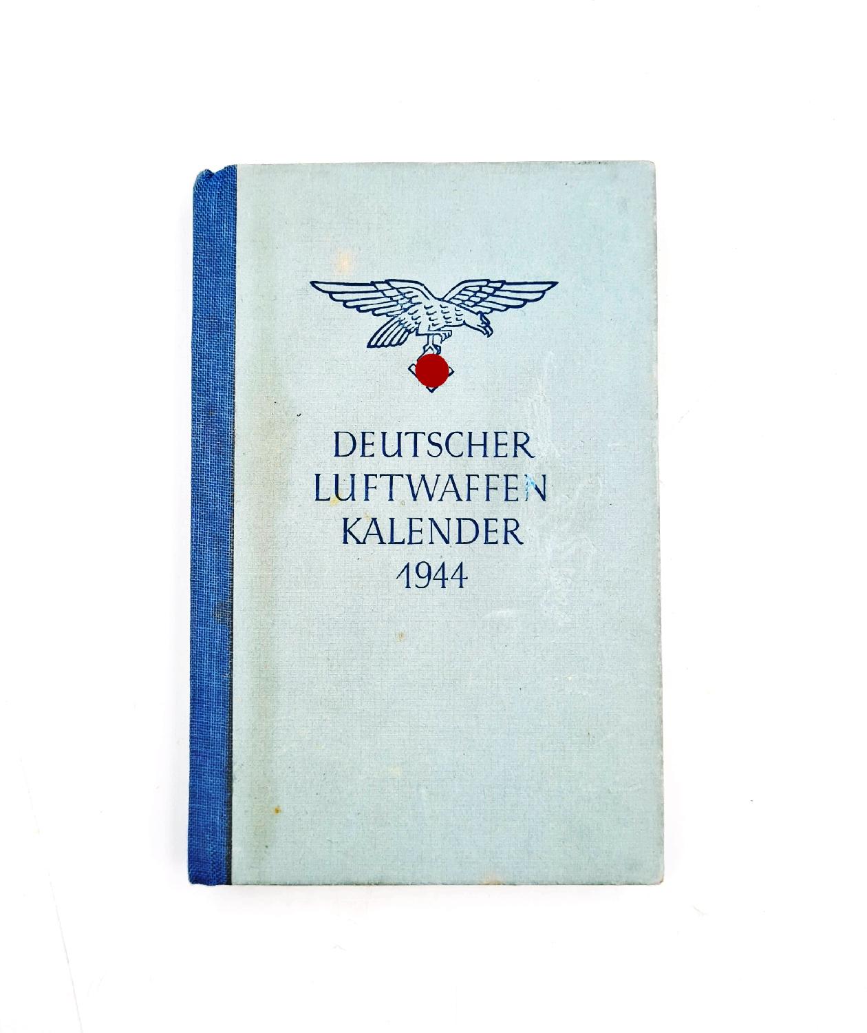 militaria : Agenda de poche Luftwaffe 1944