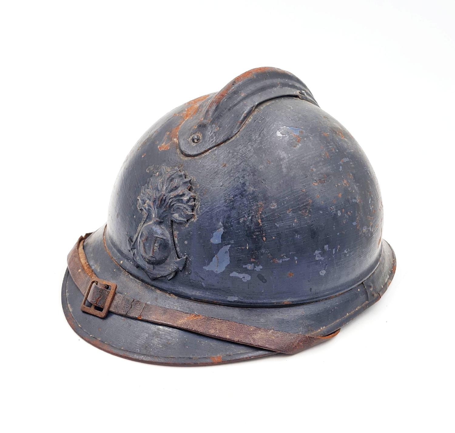 militaria : Casque Adrian Coloniale modèle 1915