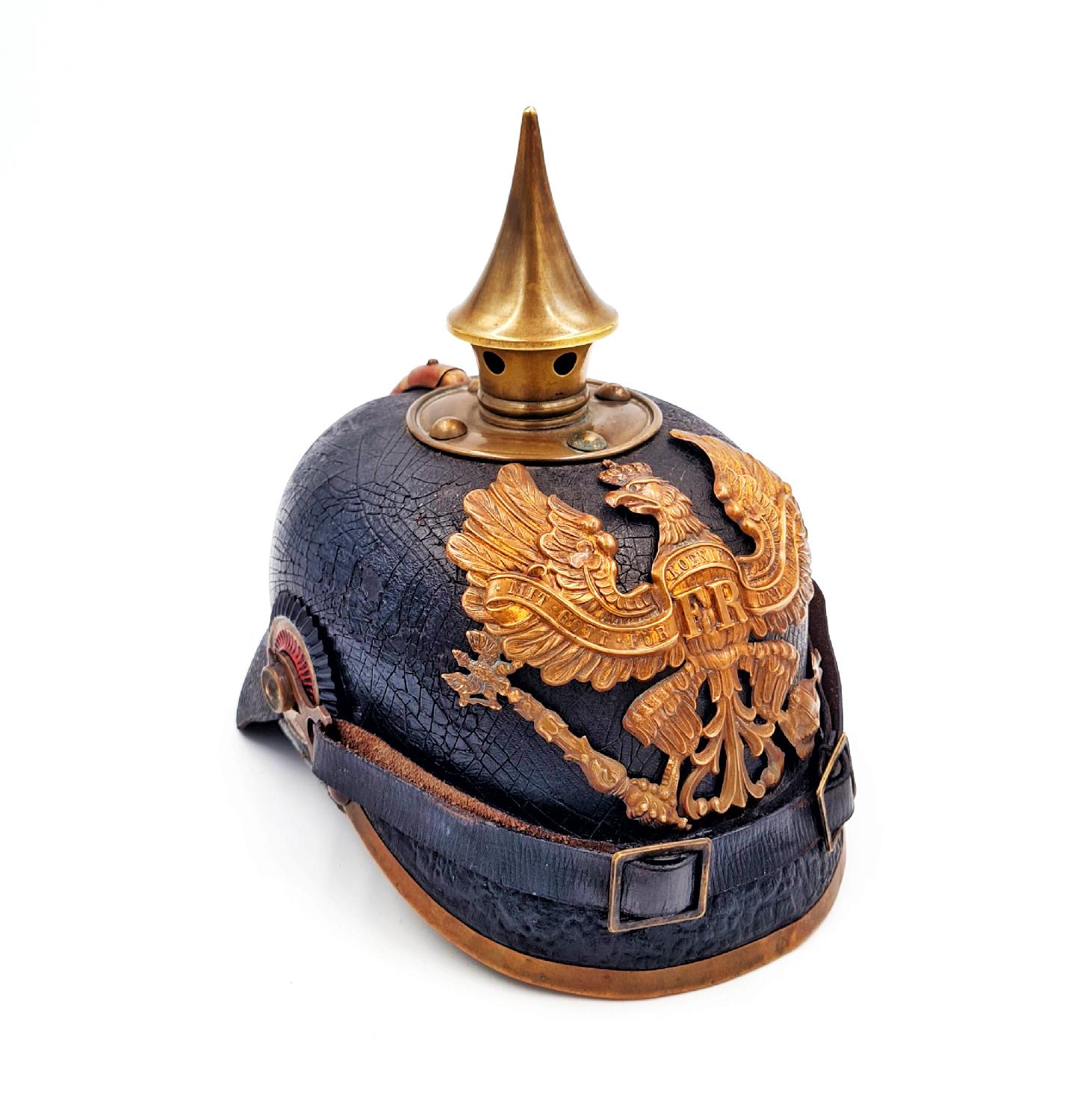 militaria : Casque à pointe Infanterie Regiment Nr.69