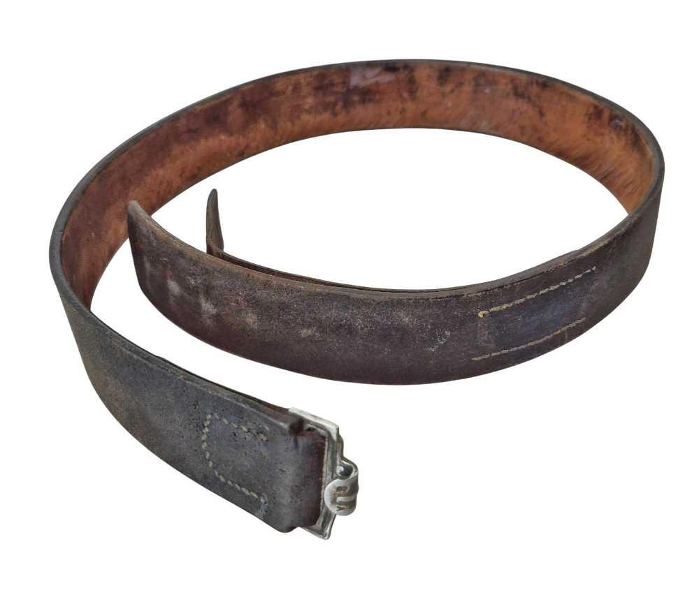 militaria : Ceinturon Wehrmacht précoce crochet Aluminium