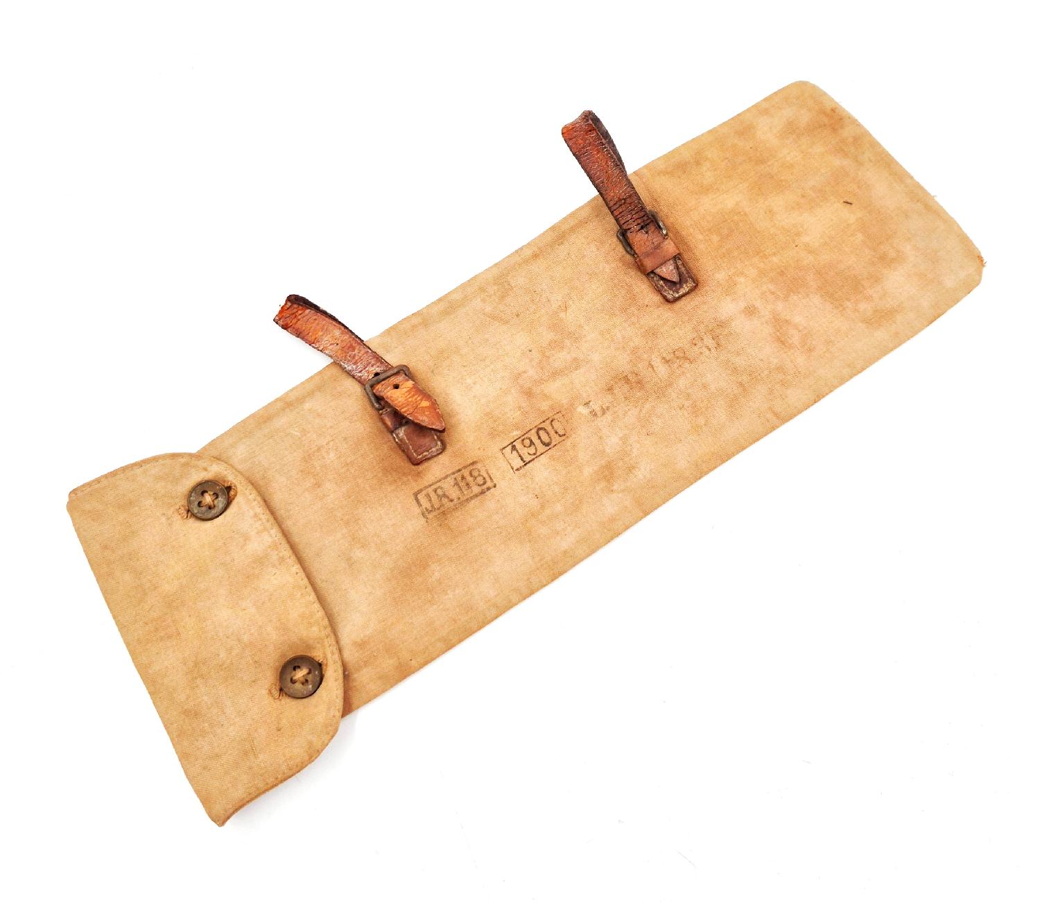 militaria : Étui pour piquets de tente Hessois J.R. 118