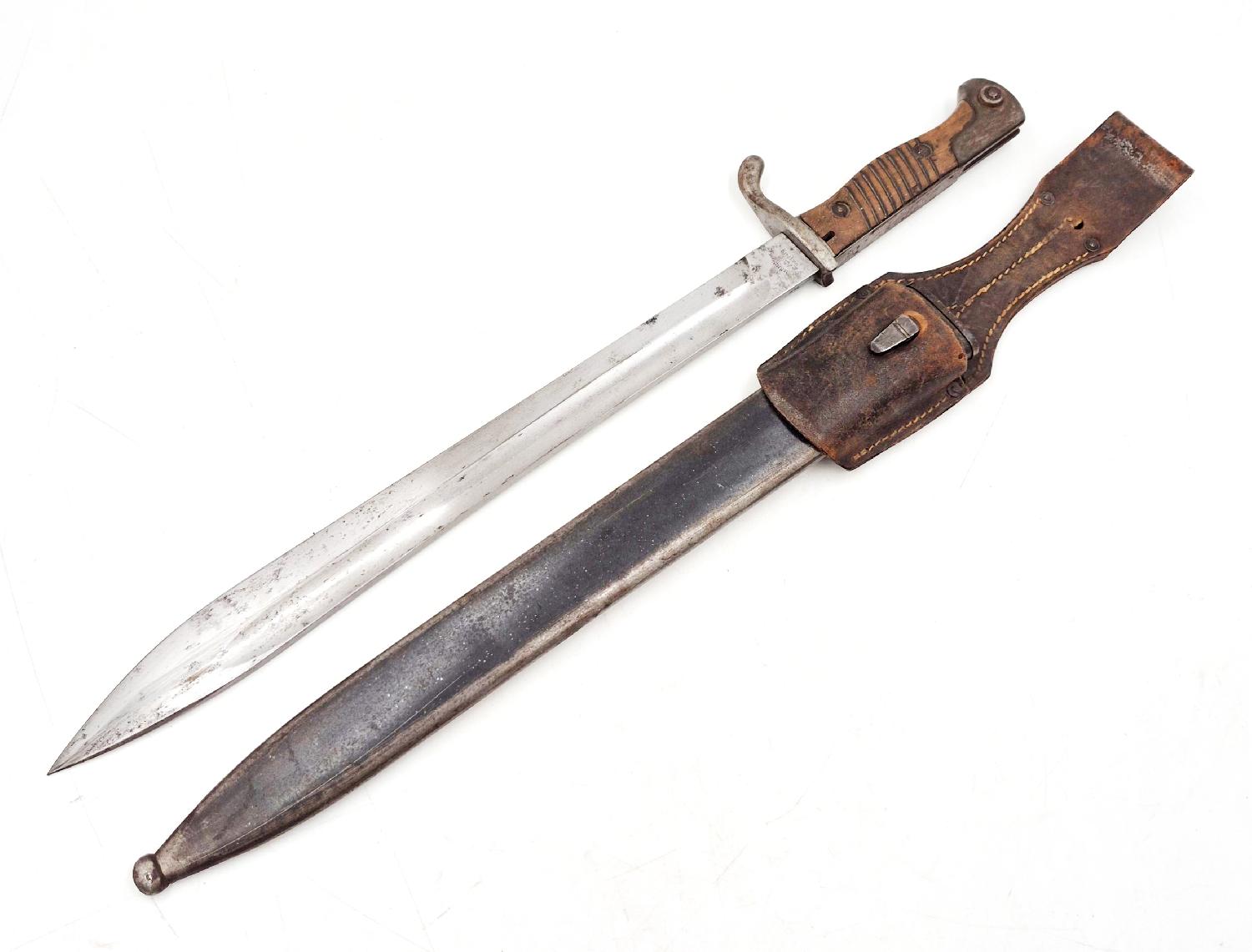 militaria : Baïonnette 98/05 double fabricant 1917