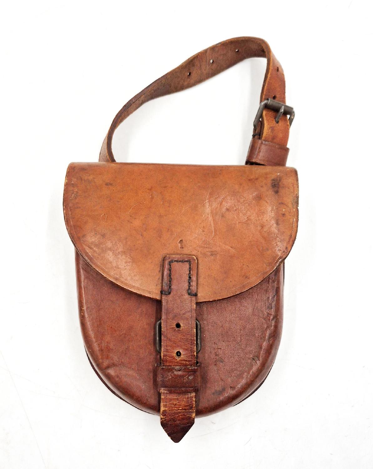 militaria : Poche à fer Cavalerie allemande WW1 1917