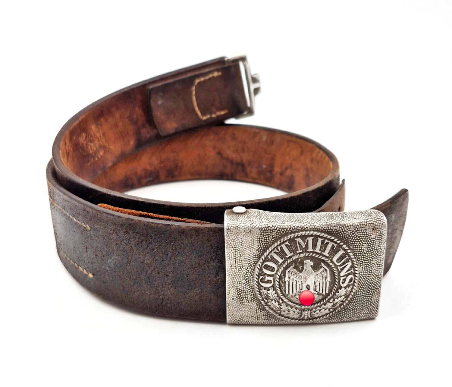 militaria : Ceinturon Wehrmacht précoce