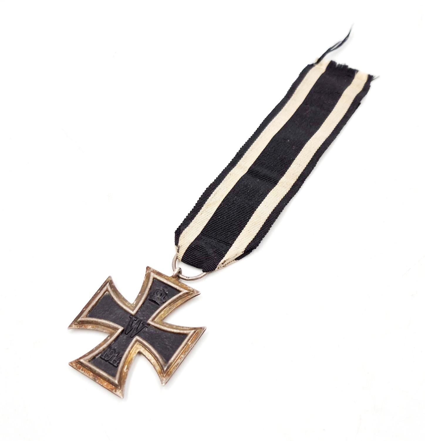 militaria : Croix de fer seconde classe 1914 poinçon