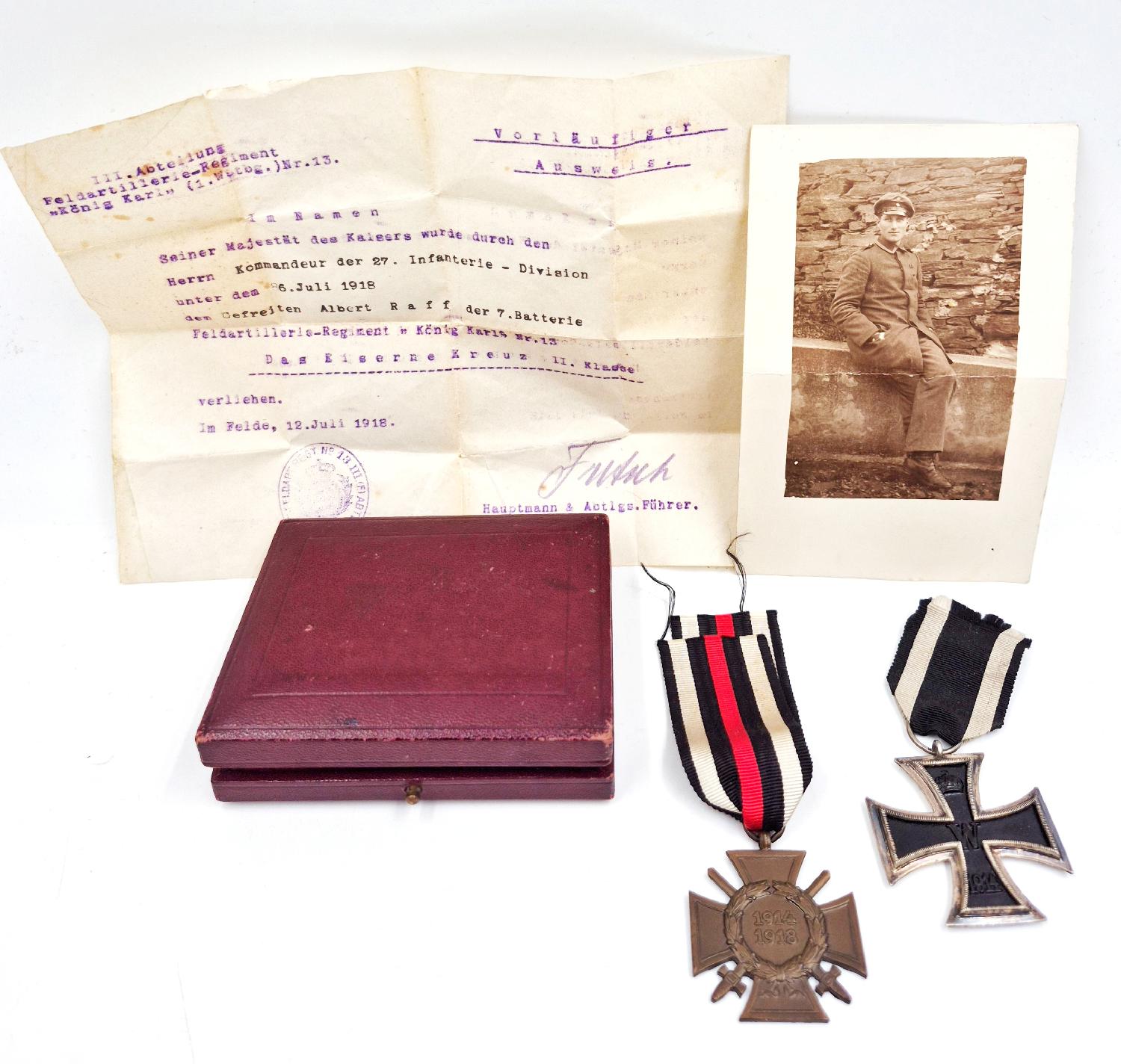militaria : Grouping Württemberg Feldartillerie Regiment N.13