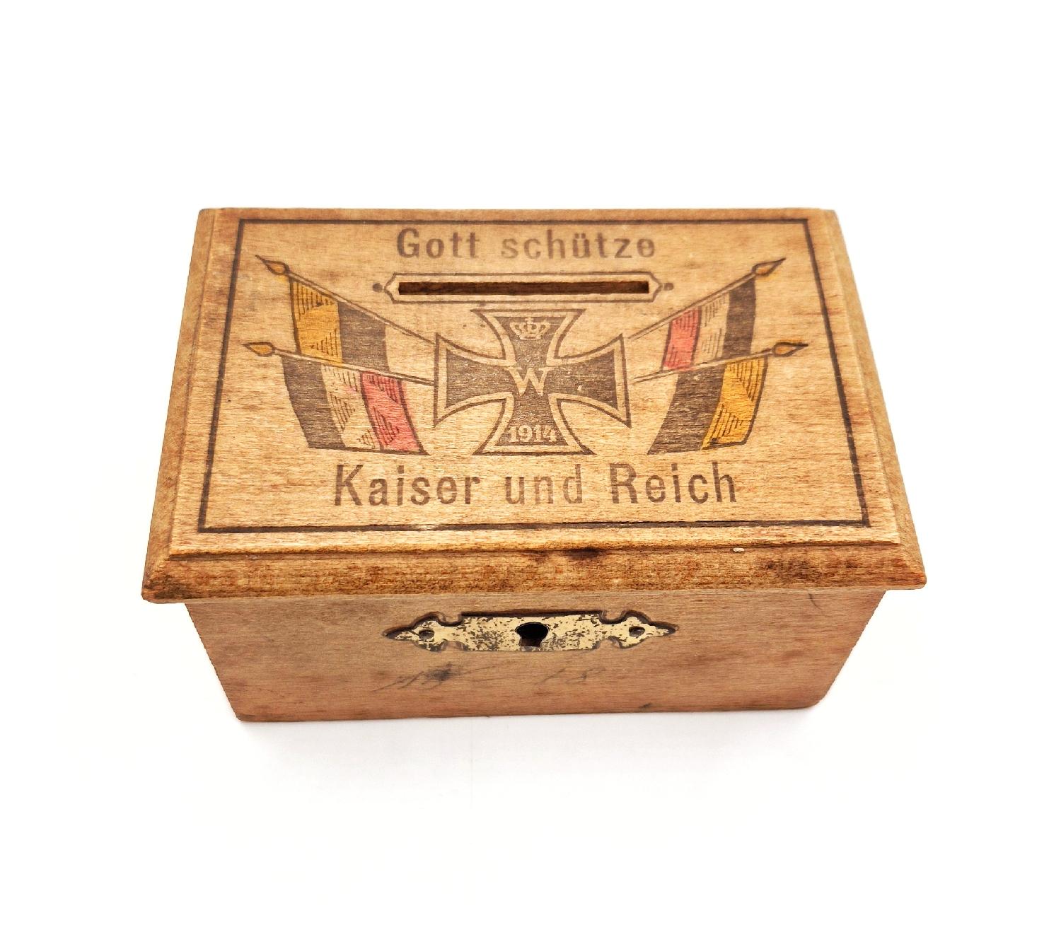 militaria : Tirelire patriotique Allemande WWI