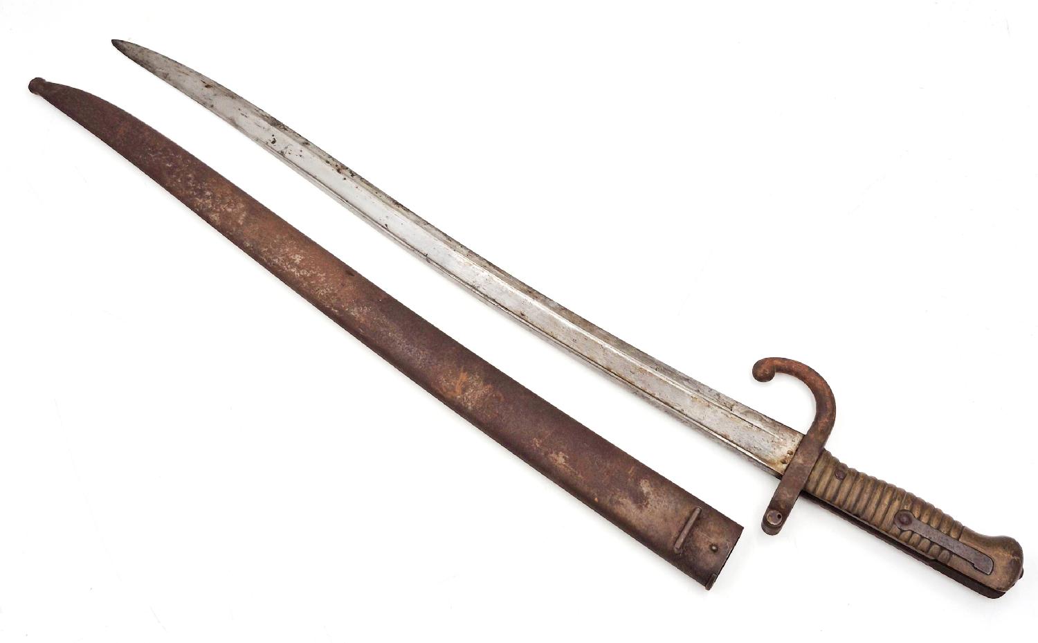 militaria : Baïonnette Chassepot impériale 1868
