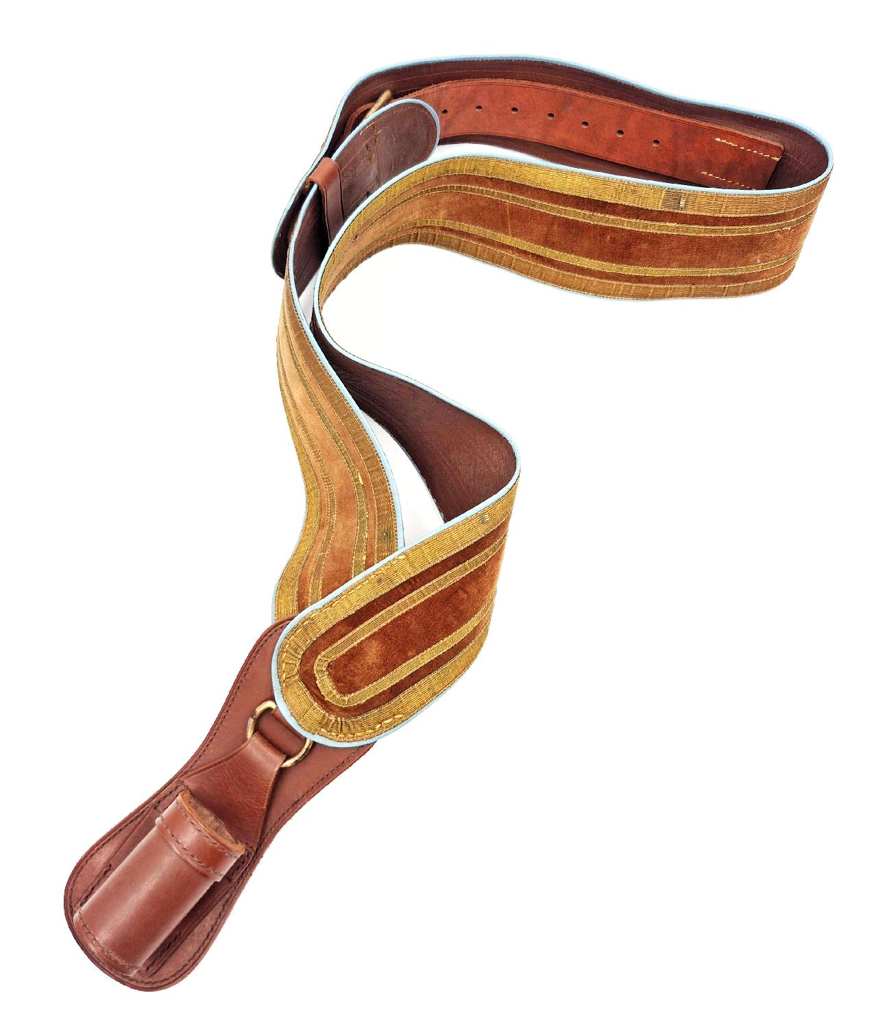 militaria : Bandoulière porte drapeau Politische Leiter Orstgruppe