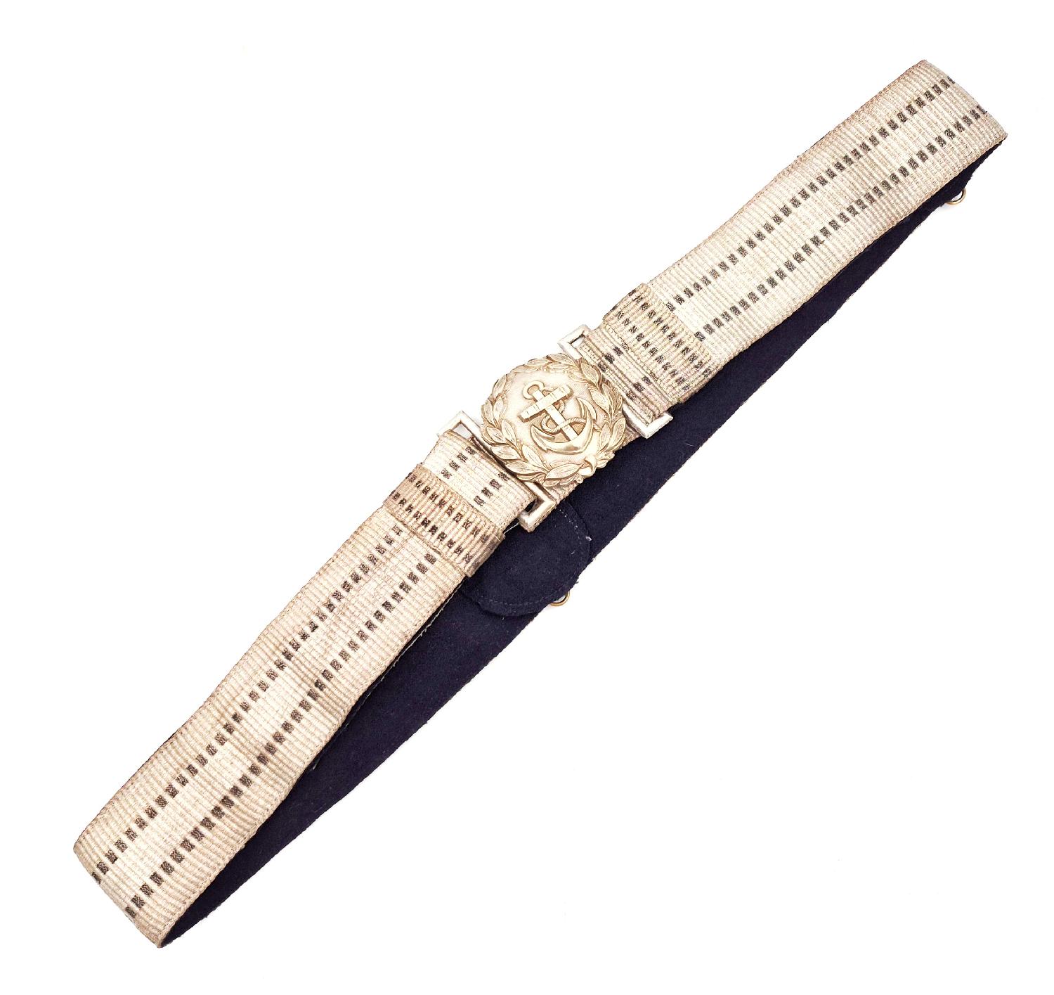 militaria : Feldbinde Officier Kriegsmarine