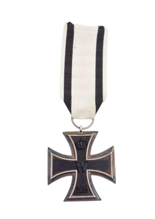 militaria : Croix de fer seconde classe 1914 décerné à titre civil