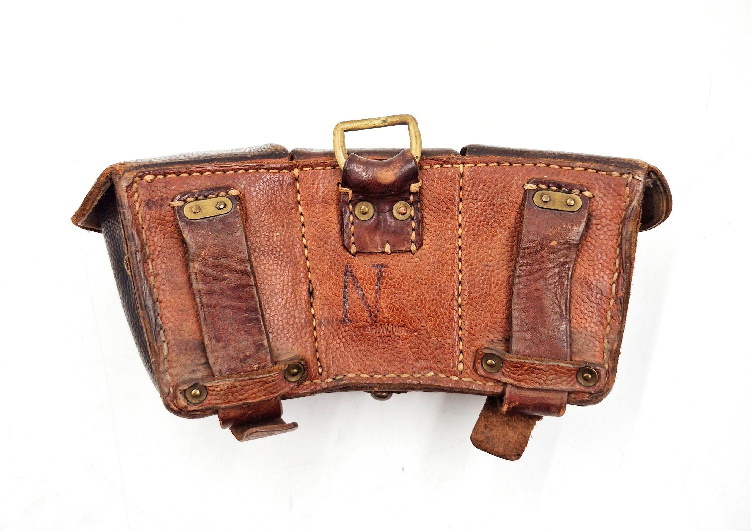 militaria : Cartouchiére allemande modèle 1909 précoce