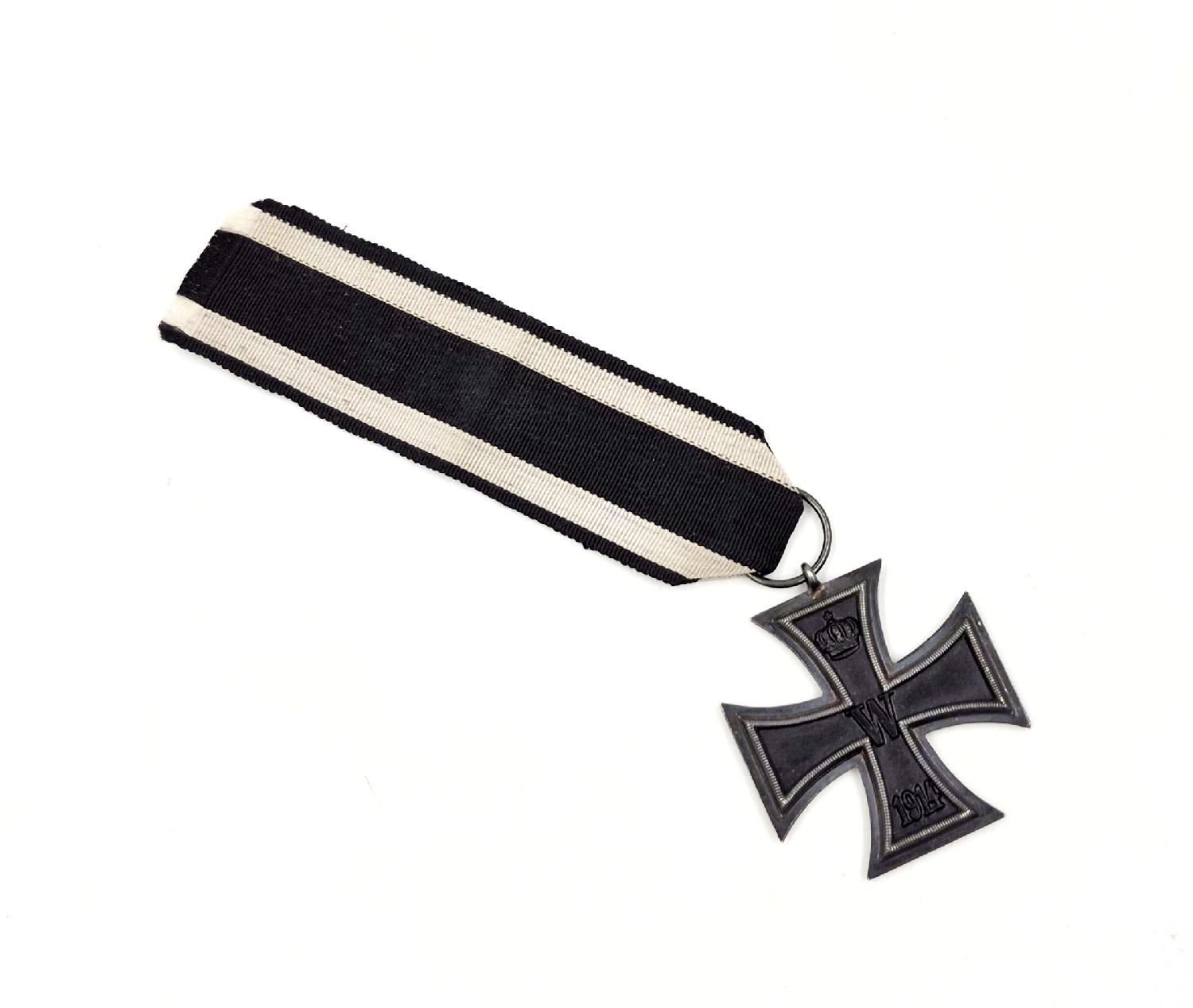 militaria : Croix de fer seconde classe 1914 poinçonné