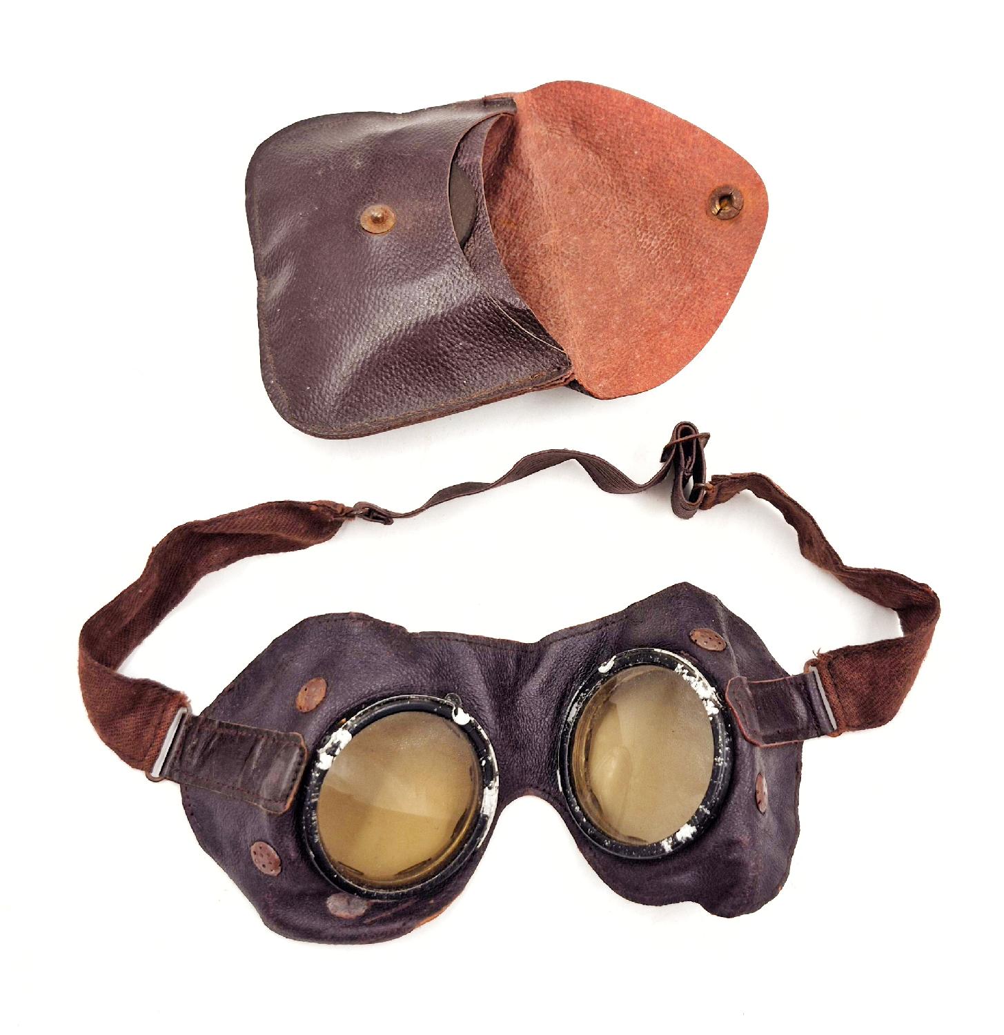 militaria : Lunettes de protection allemande WW2