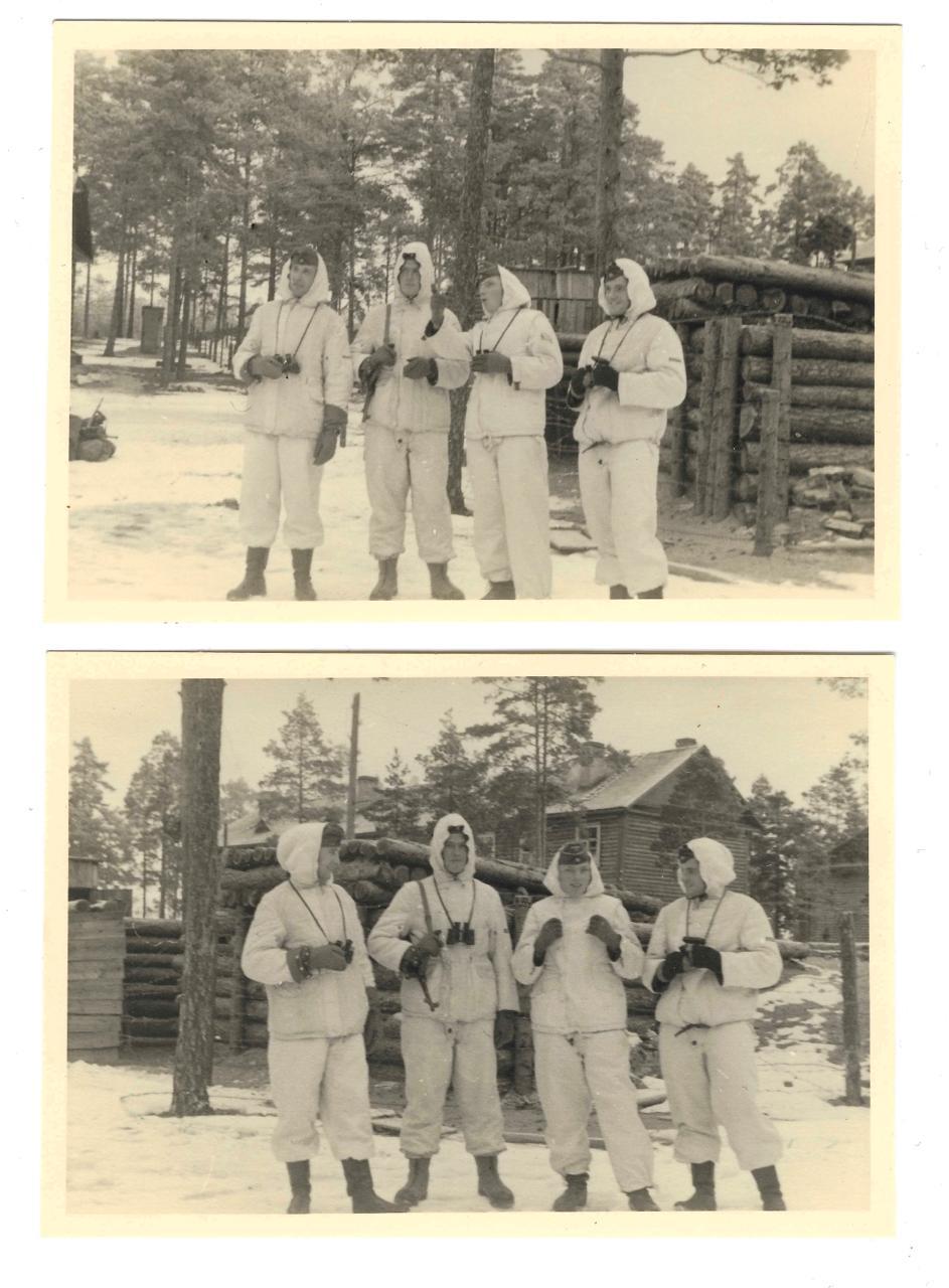 militaria : Photos soldats allemands camouflage hivernale