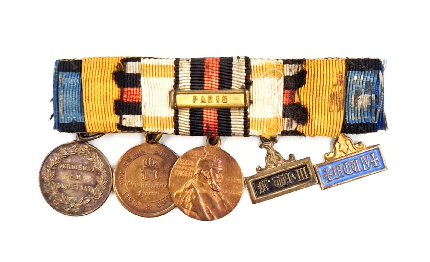 militaria : Miniaturspange 1870 - 1871 Paris