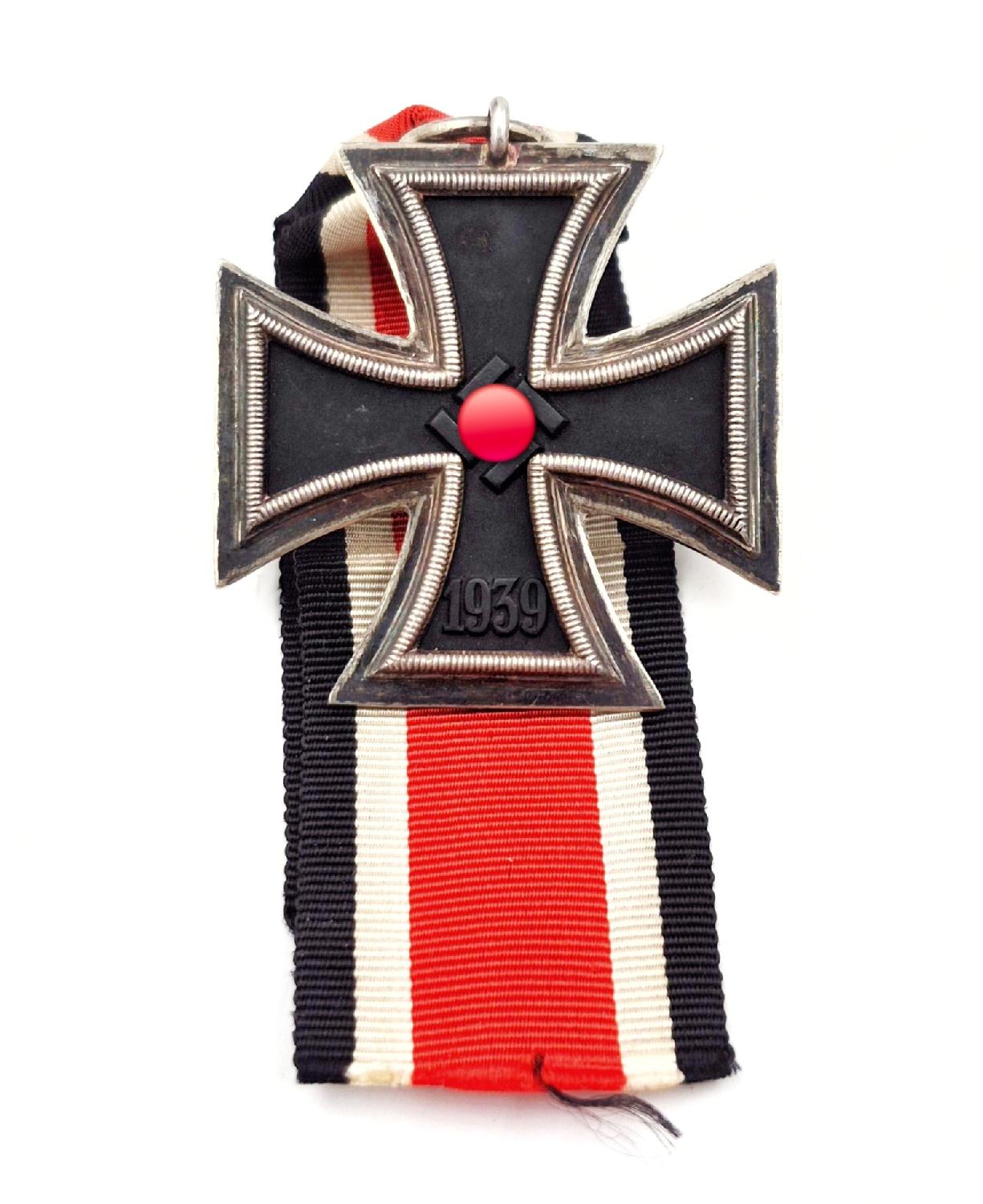 militaria : Croix de fer 1939 seconde classe marquée 