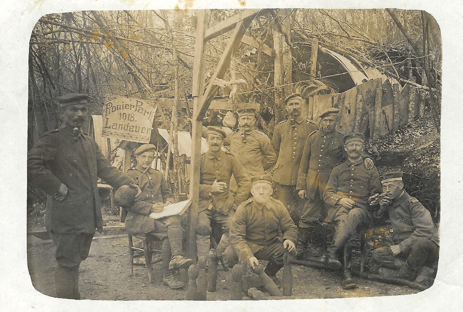 militaria : Photo LIR 110 Moselle 1918 