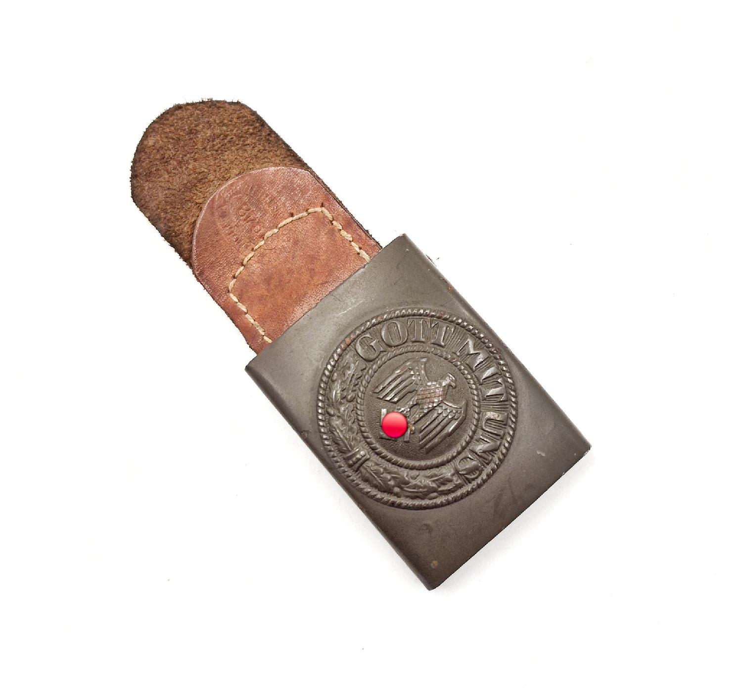 militaria : Boucle de ceinturon Wehrmacht 