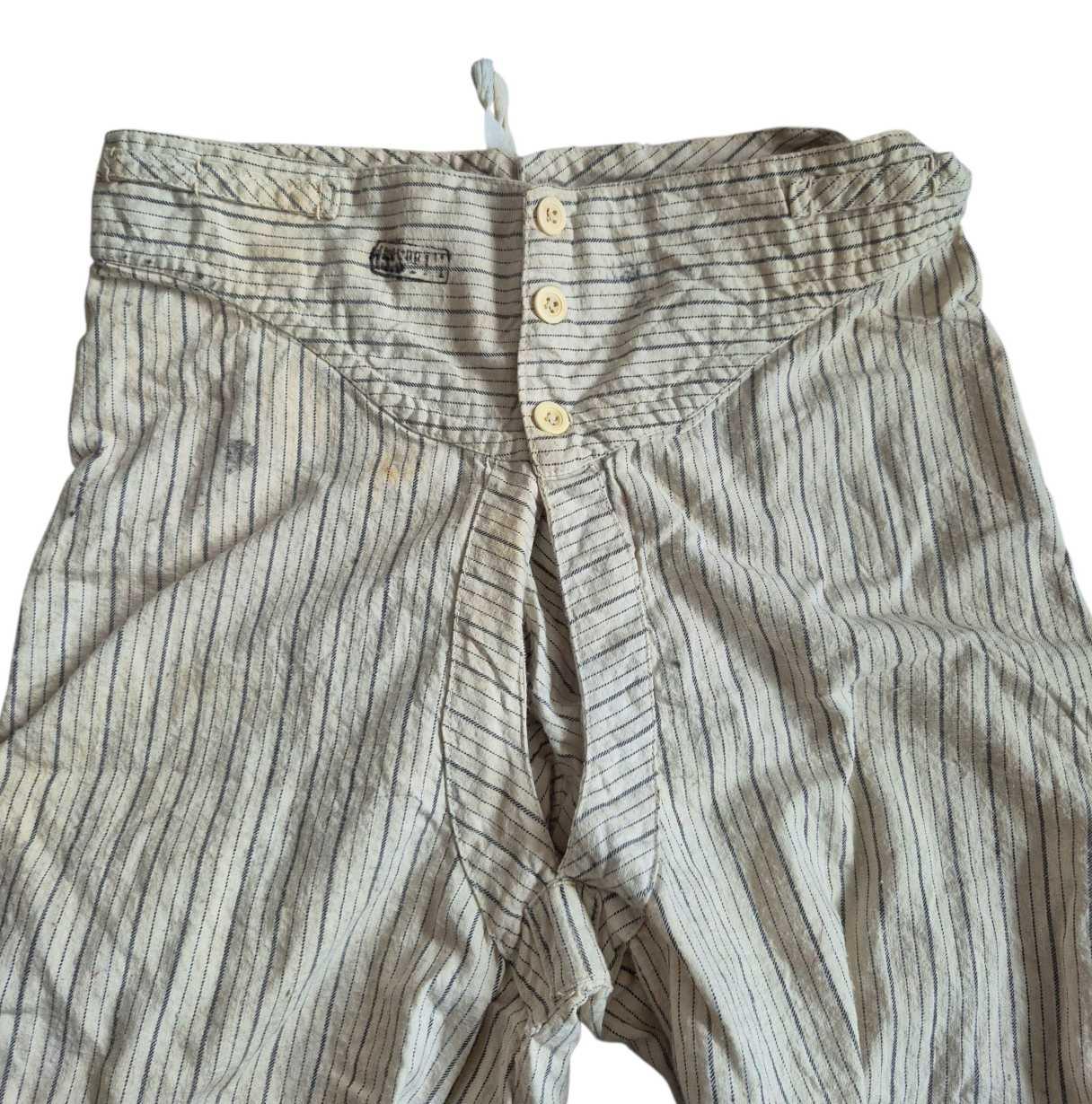 militaria : Caleçon réglementaire Français WWI 15 ème section d'infirmier militaria