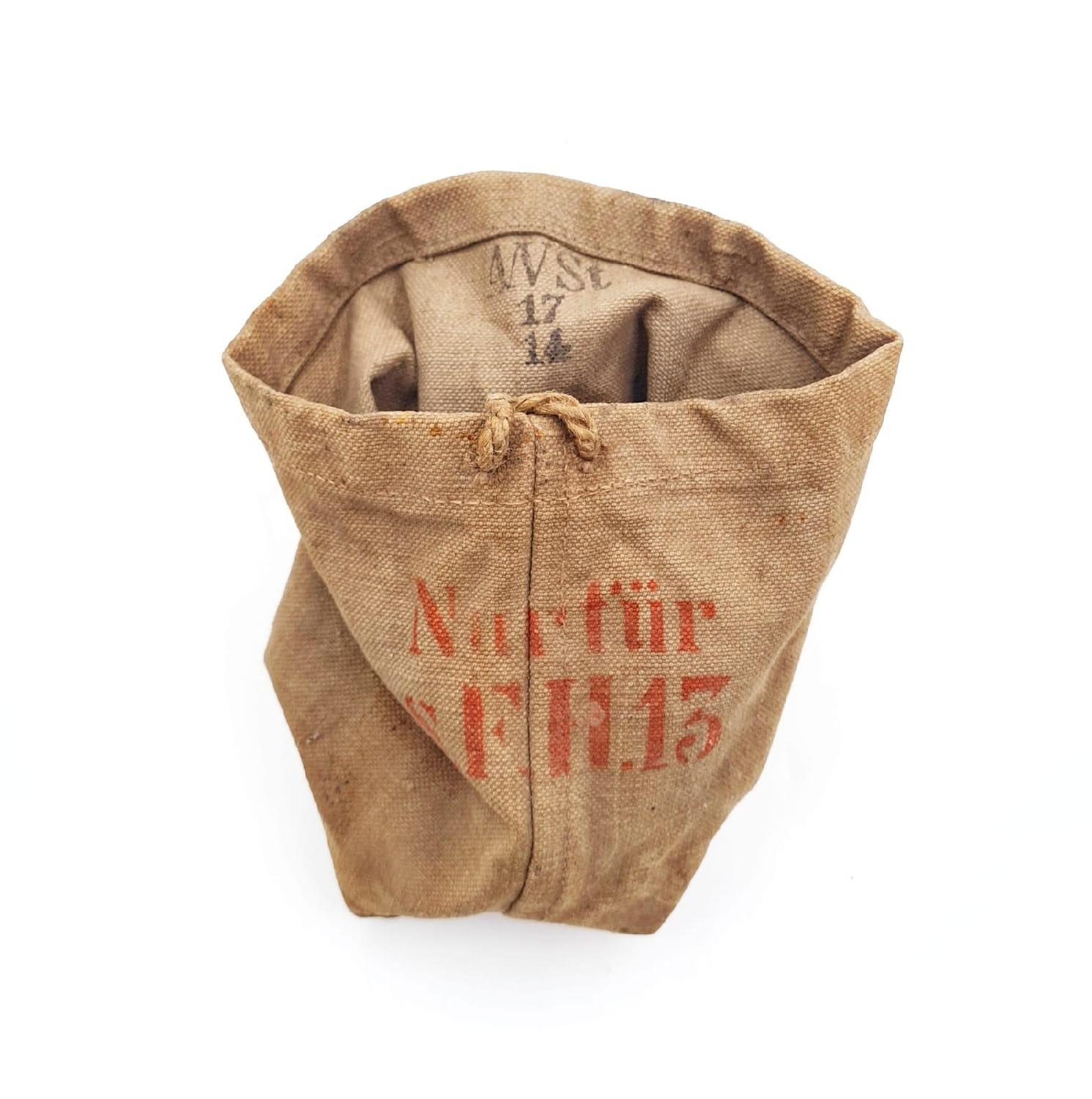 militaria : Petit sac allemand WWI obusier 