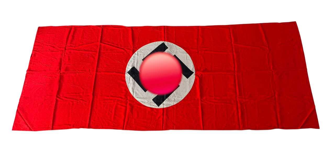 militaria : Drapeau allemand WW2 pavoisement, cérémonie 3 X 1,15 Mètre