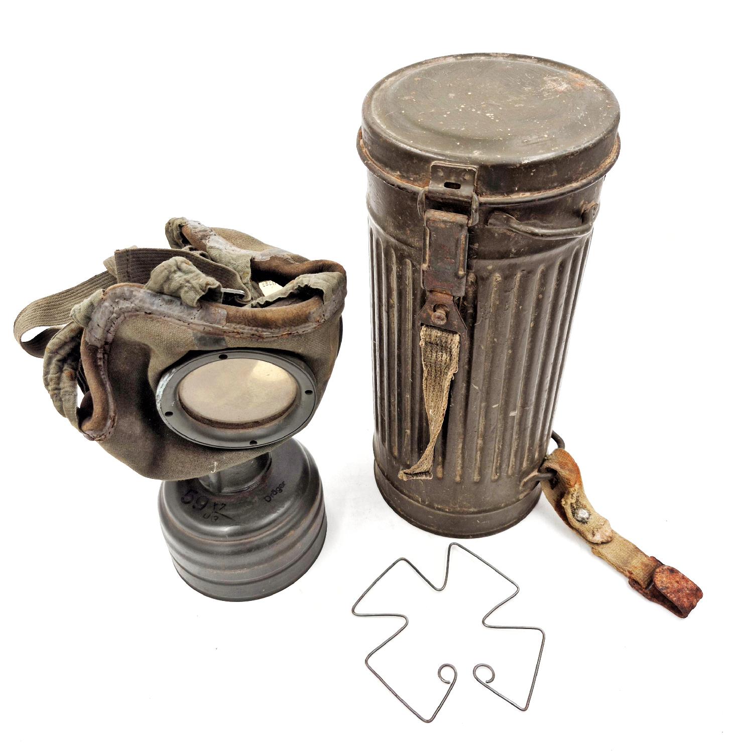 militaria : Masque à gaz allemand WW2