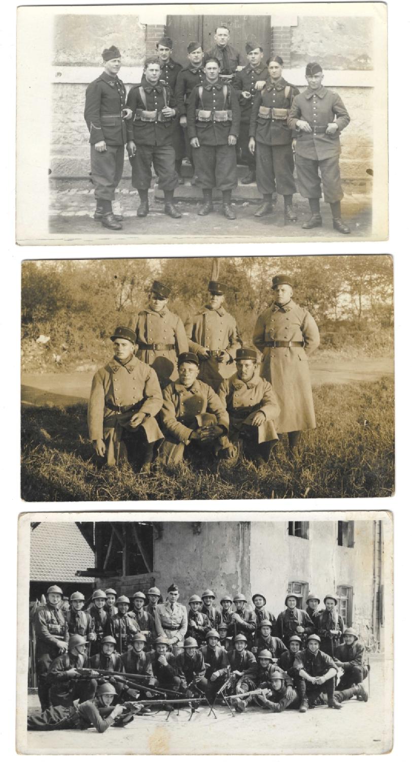militaria : 12 photos 2ème BCP Mulhouse Alsace 1930 - 1940