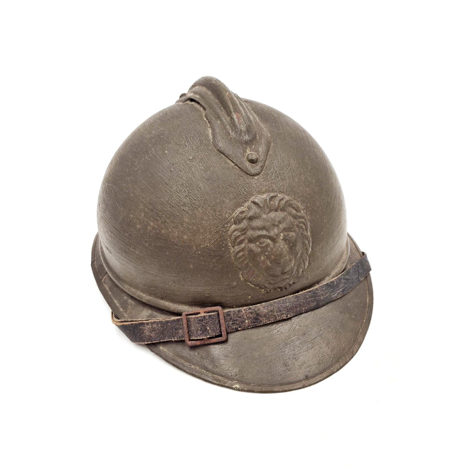 militaria : Casque Adrian Belge modèle 1915