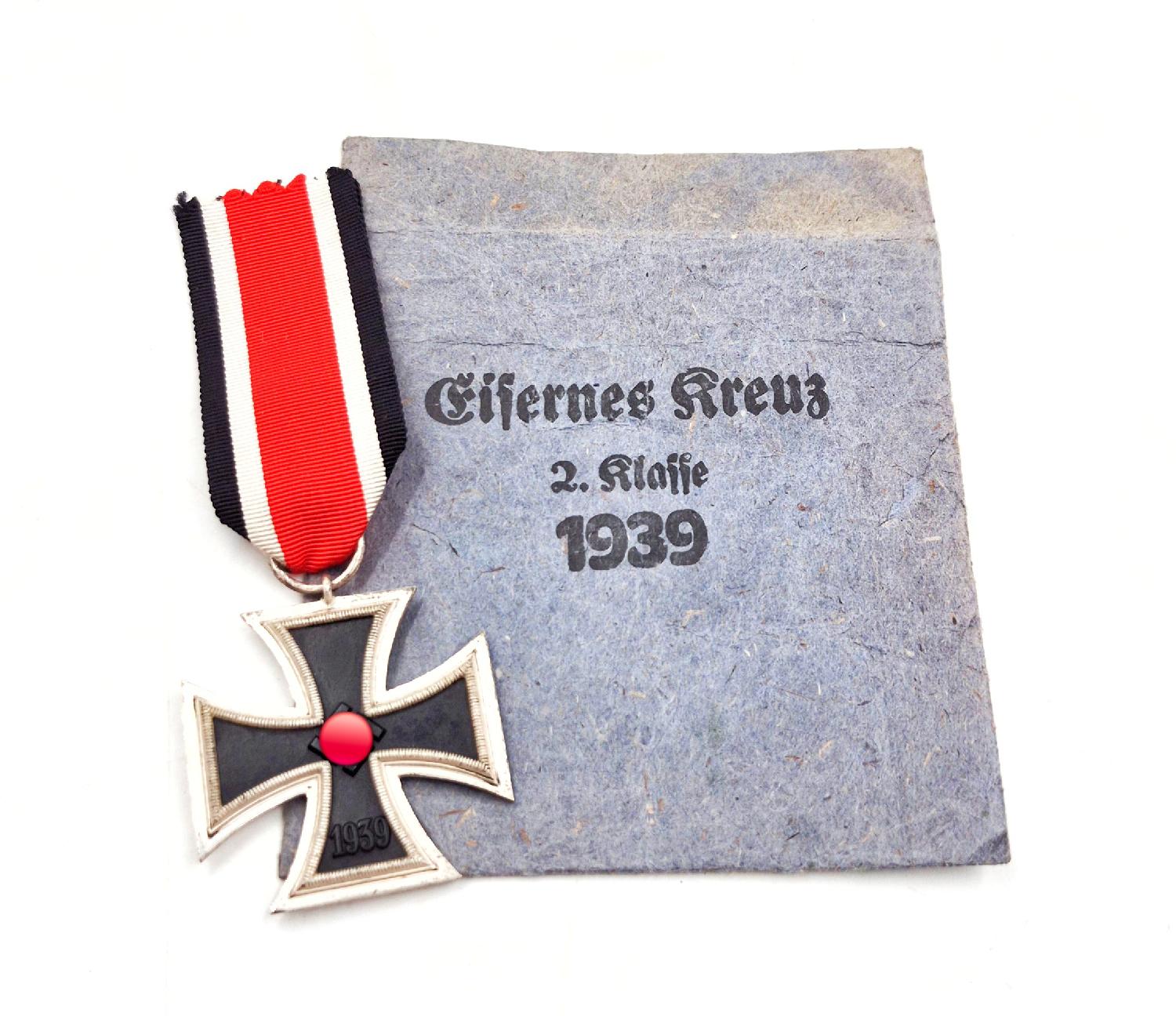 militaria : EK2 1939 avec sachet 