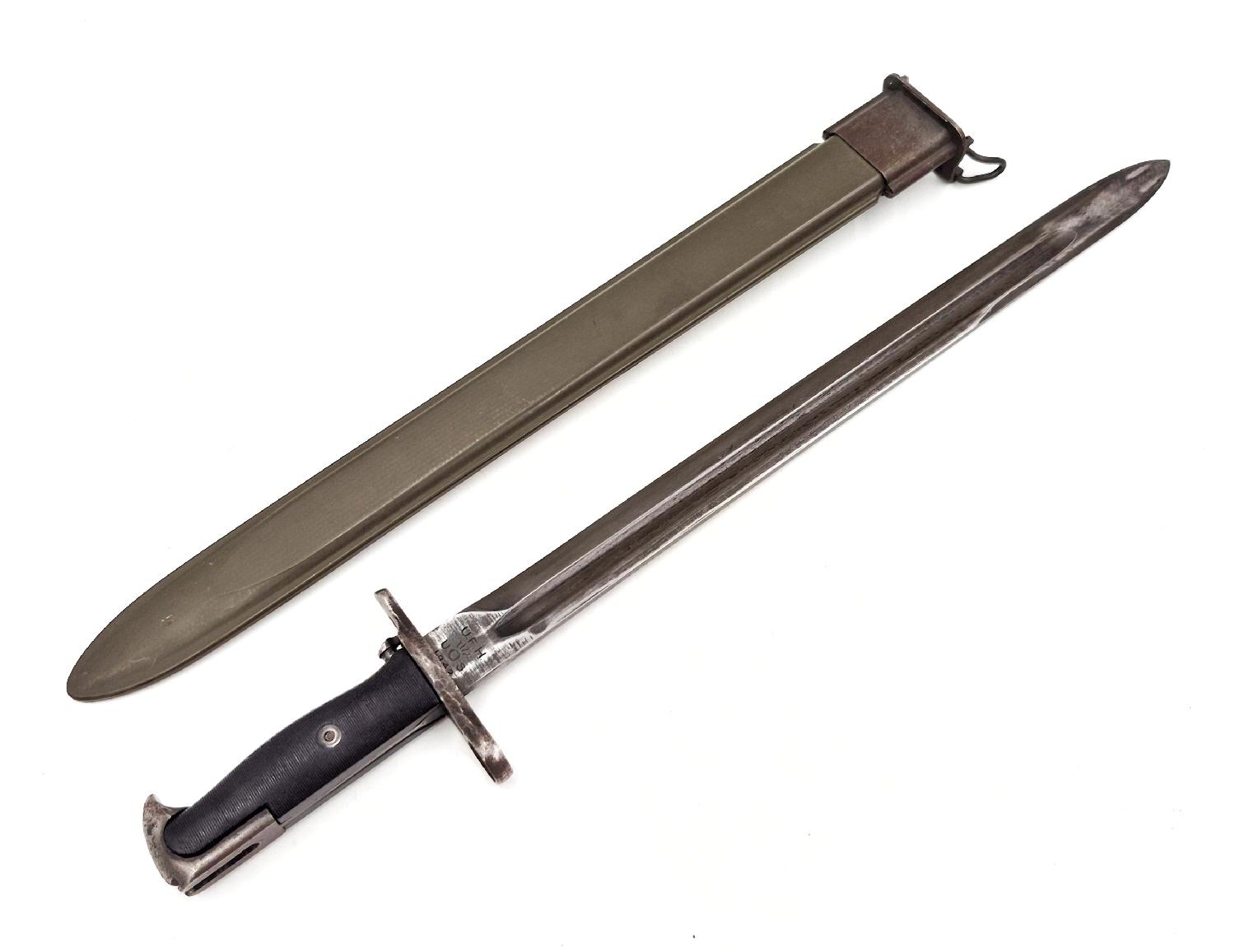militaria : Baïonnette Garand Longue + fourreau USN