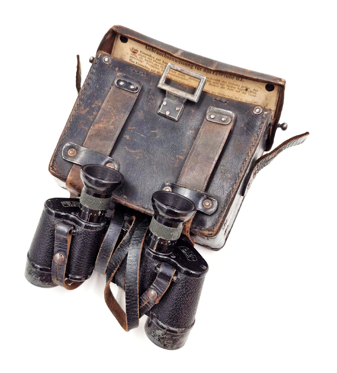 militaria : Jumelles Carl Zeiss Fernrohr 03